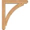 Ekena Millwork Thorton Craftsman Smooth Bracket w/ Offset Brace, Western Red Cedar, 5 1/2"W x 28"D x 32"H BKT0604X28X32THR04SWR - alternate 4